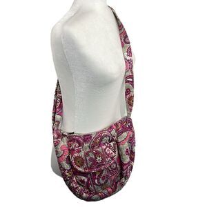 Vera Bradley quilted pink paisley purse crossbody